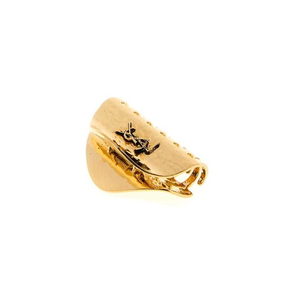 Saint Laurent Women Gold Metal Hair Clip - Picture 2 of 2